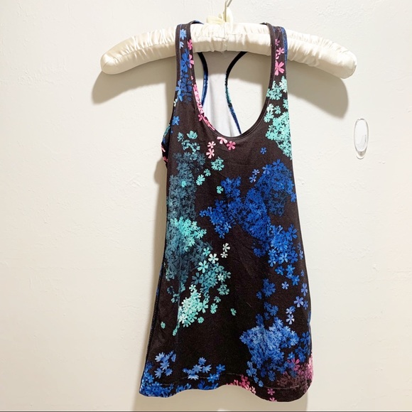 LULULEMON COOL RACERBACK CRB Tank PETAL POP MULTI - Picture 3 of 7